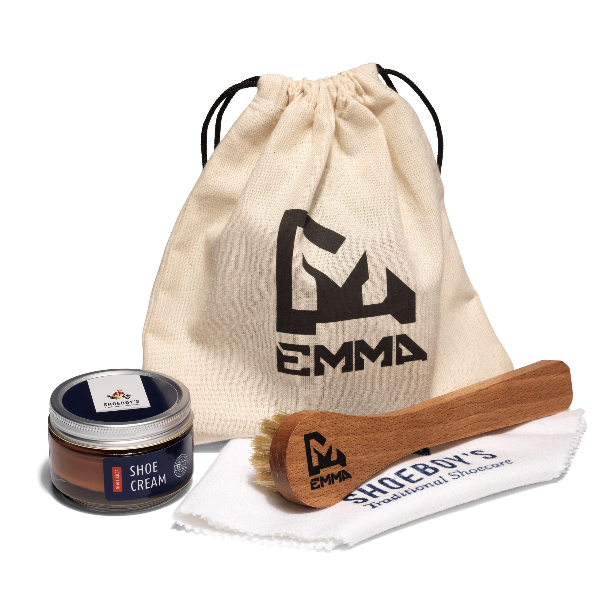 Emma\u0020Schoenpoetsset\u0020Bruin\u002FCognac